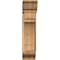 Ekena Millwork Merced Traditional Rough Sawn Bracket w/ Offset Brace, Western Red Cedar, 8"W x 22"D x 34"H BKT0806X22X34MRC01RWR - alternate 3